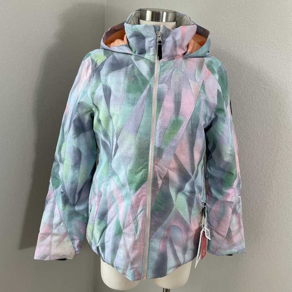 NEW Obermeyer Rylee‎ Jacket Teen Girls XL 18 Prism Pastel Waterproof Ski Coat